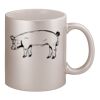 11oz Metallic Silver Mug Thumbnail