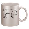 11oz Metallic Silver Mug Thumbnail