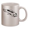 11oz Metallic Silver Mug Thumbnail