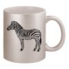 11oz Metallic Silver Mug Thumbnail