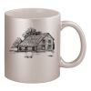11oz Metallic Silver Mug Thumbnail