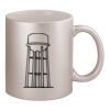 11oz Metallic Silver Mug Thumbnail