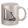 11oz Metallic Silver Mug Thumbnail