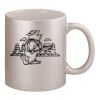11oz Metallic Silver Mug Thumbnail