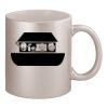 11oz Metallic Silver Mug Thumbnail