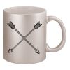 11oz Metallic Silver Mug Thumbnail