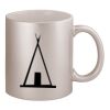 11oz Metallic Silver Mug Thumbnail