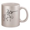 11oz Metallic Silver Mug Thumbnail