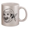 11oz Metallic Silver Mug Thumbnail