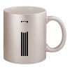 11oz Metallic Silver Mug Thumbnail