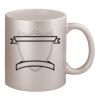 11oz Metallic Silver Mug Thumbnail