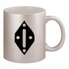 11oz Metallic Silver Mug Thumbnail