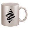 11oz Metallic Silver Mug Thumbnail