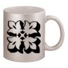 11oz Metallic Silver Mug Thumbnail