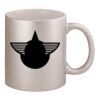 11oz Metallic Silver Mug Thumbnail