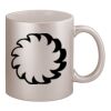 11oz Metallic Silver Mug Thumbnail