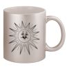 11oz Metallic Silver Mug Thumbnail