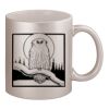 11oz Metallic Silver Mug Thumbnail