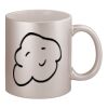 11oz Metallic Silver Mug Thumbnail