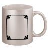 11oz Metallic Silver Mug Thumbnail