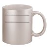 11oz Metallic Silver Mug Thumbnail