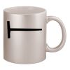 11oz Metallic Silver Mug Thumbnail