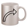 11oz Metallic Silver Mug Thumbnail