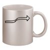 11oz Metallic Silver Mug Thumbnail