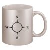 11oz Metallic Silver Mug Thumbnail