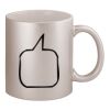 11oz Metallic Silver Mug Thumbnail