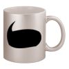 11oz Metallic Silver Mug Thumbnail