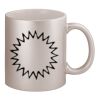 11oz Metallic Silver Mug Thumbnail