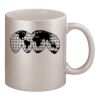 11oz Metallic Silver Mug Thumbnail
