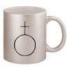 11oz Metallic Silver Mug Thumbnail