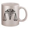 11oz Metallic Silver Mug Thumbnail