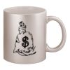11oz Metallic Silver Mug Thumbnail