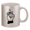 11oz Metallic Silver Mug Thumbnail