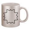 11oz Metallic Silver Mug Thumbnail