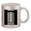 11oz Metallic Silver Mug Thumbnail