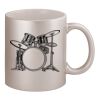 11oz Metallic Silver Mug Thumbnail