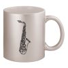 11oz Metallic Silver Mug Thumbnail