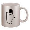 11oz Metallic Silver Mug Thumbnail