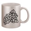 11oz Metallic Silver Mug Thumbnail