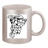 11oz Metallic Silver Mug Thumbnail