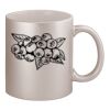 11oz Metallic Silver Mug Thumbnail