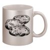 11oz Metallic Silver Mug Thumbnail