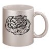 11oz Metallic Silver Mug Thumbnail
