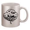 11oz Metallic Silver Mug Thumbnail