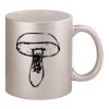11oz Metallic Silver Mug Thumbnail