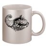 11oz Metallic Silver Mug Thumbnail